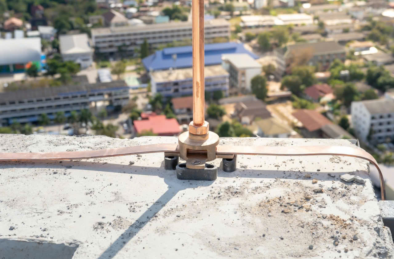 Hệ thống chống sét bằng kim thu sét cổ điển